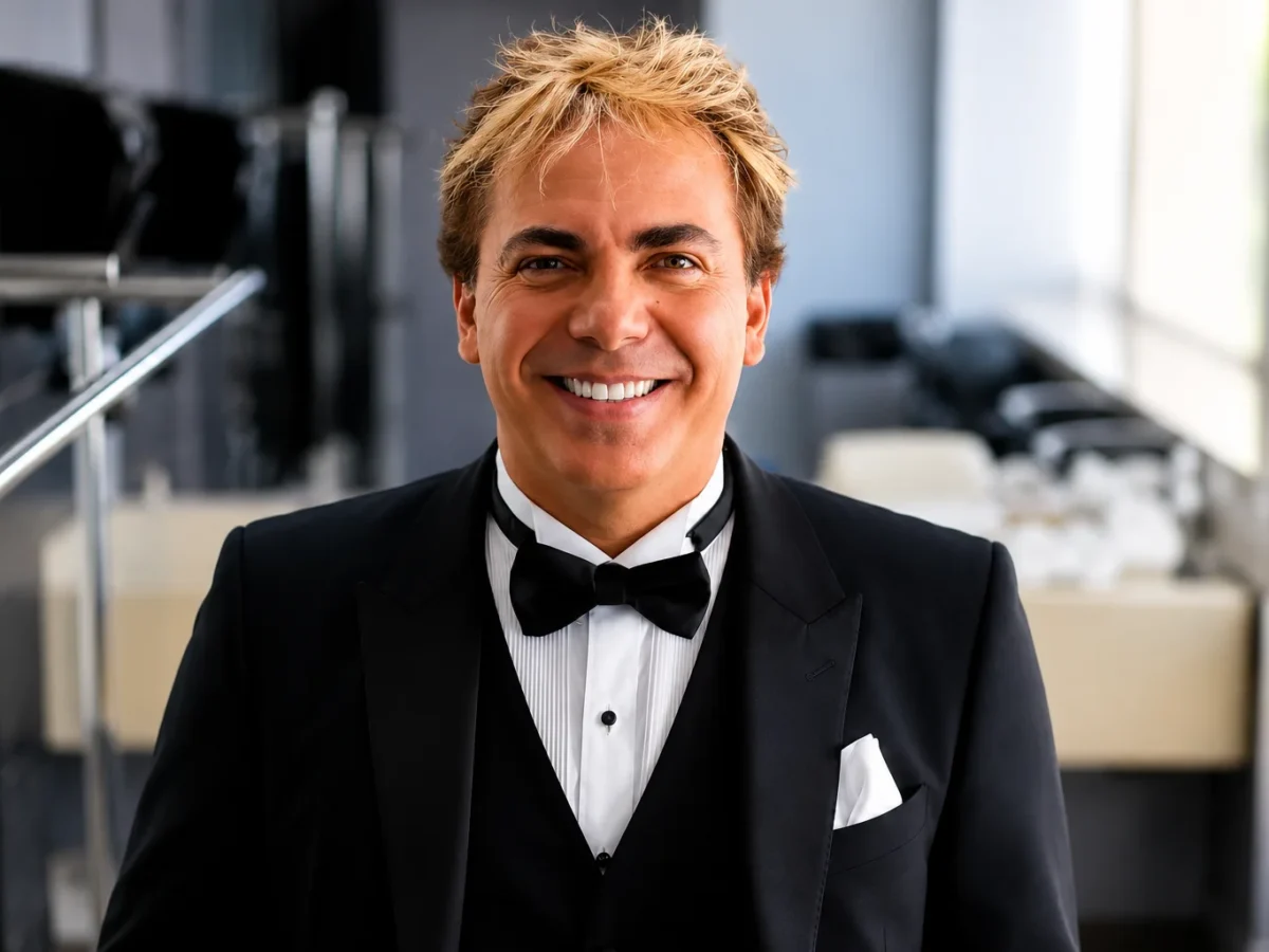 Cristian Castro, cantante mexicano reconocido por sus éxitos románticos y su trayectoria musical.