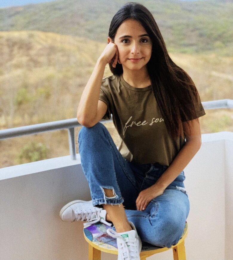 Cristina García actriz colombiana en una fotografía reciente