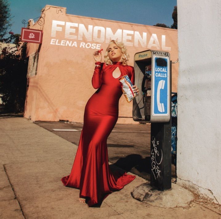 Elena Rose durante el lanzamiento de la canción “Fenomenal”.