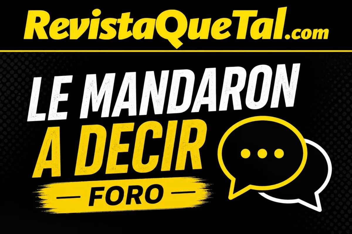 Imagen de Le Mandaron a Decir, foro sobre radio, televisión, música y medios de comunicación en Colombia.