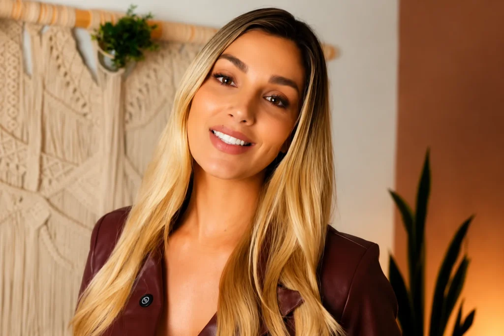Melina Ramírez, presentadora de Yo Me Llamo y de Caracol Televisión.